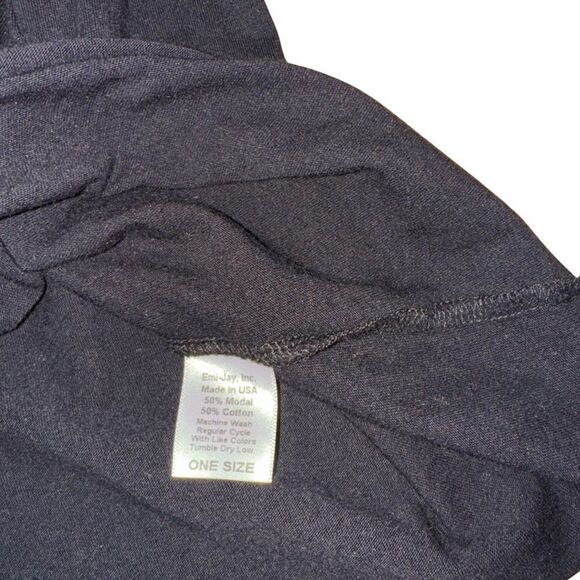 Emi Jay Los Angeles Black Muscle Tank - One Size - Picture 4 of 5